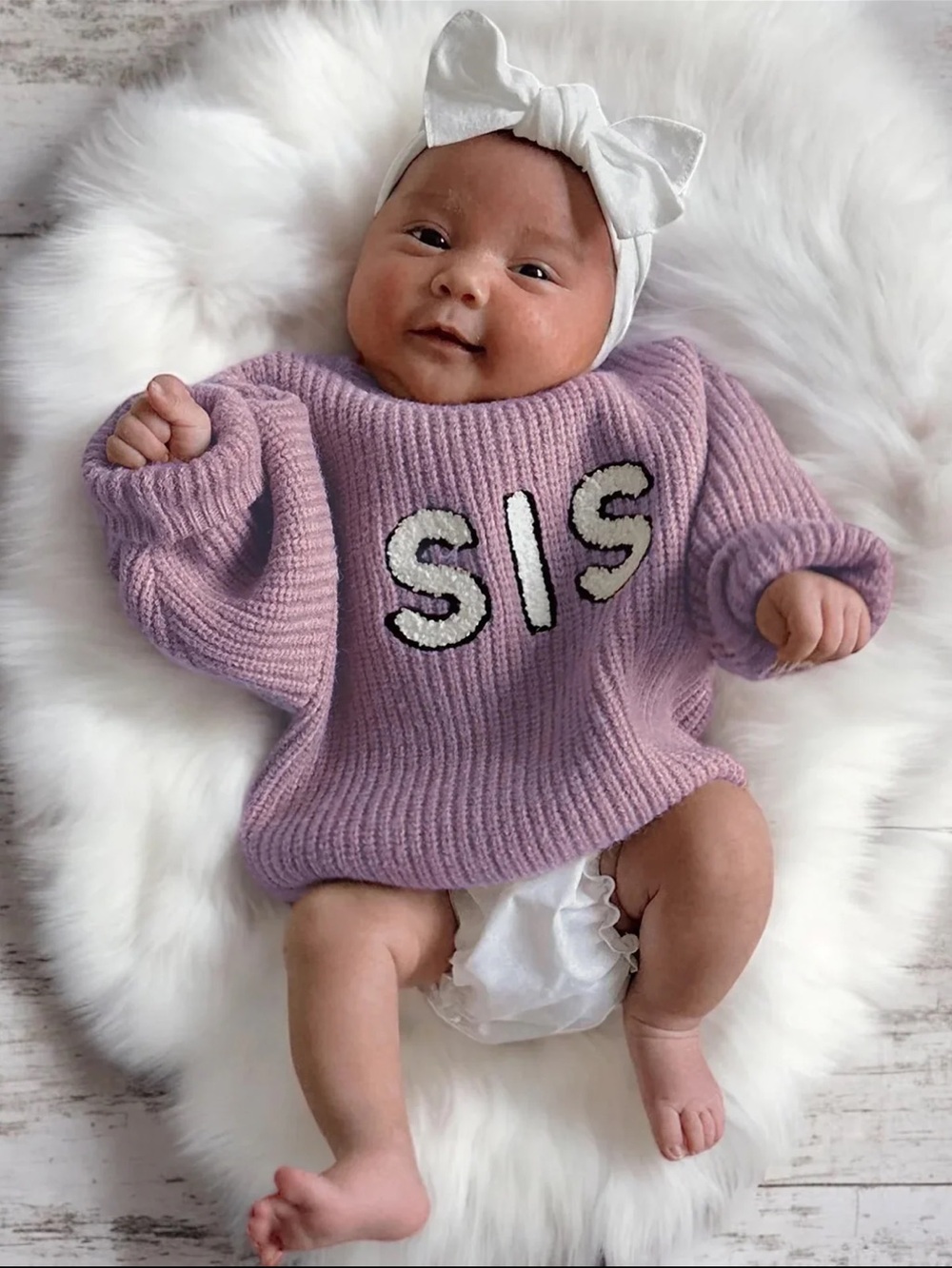 NEW SpearmintLOVE Sis Knit Lavender Sweater